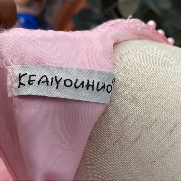 1-2t, pink party dress, keaiyouhuo - Picture 3 of 9